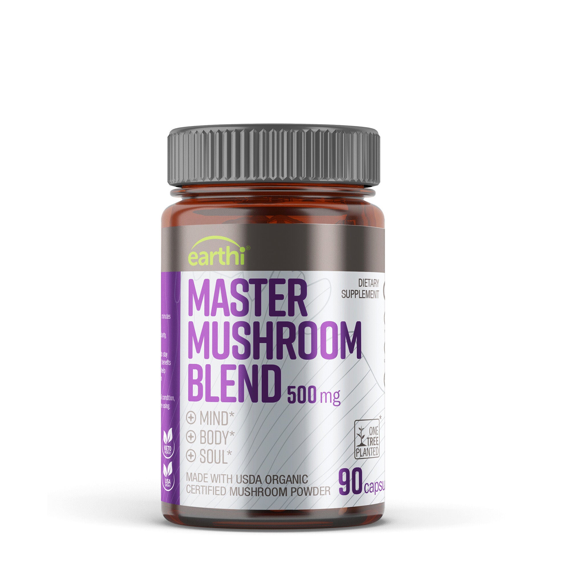 Master Mushroom Blend 500mg - 90 Capsules (30 Servings)  | GNC